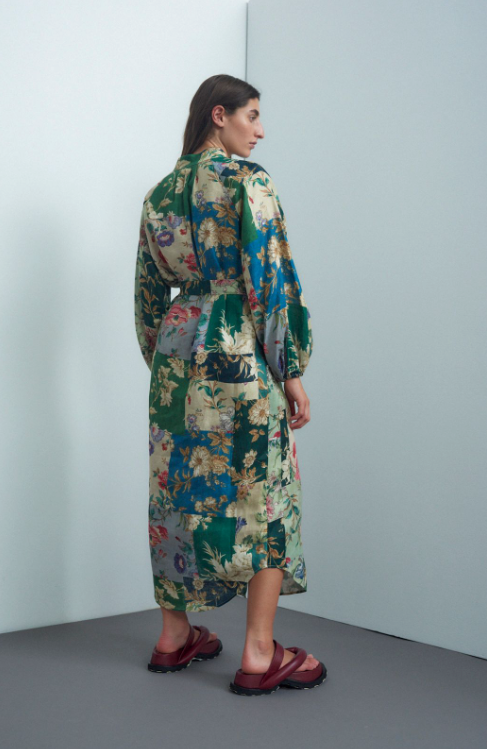 LORETTA PATCHWORK Shirtdress