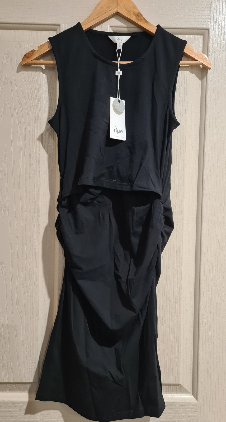 organic nursing tank dress, size small