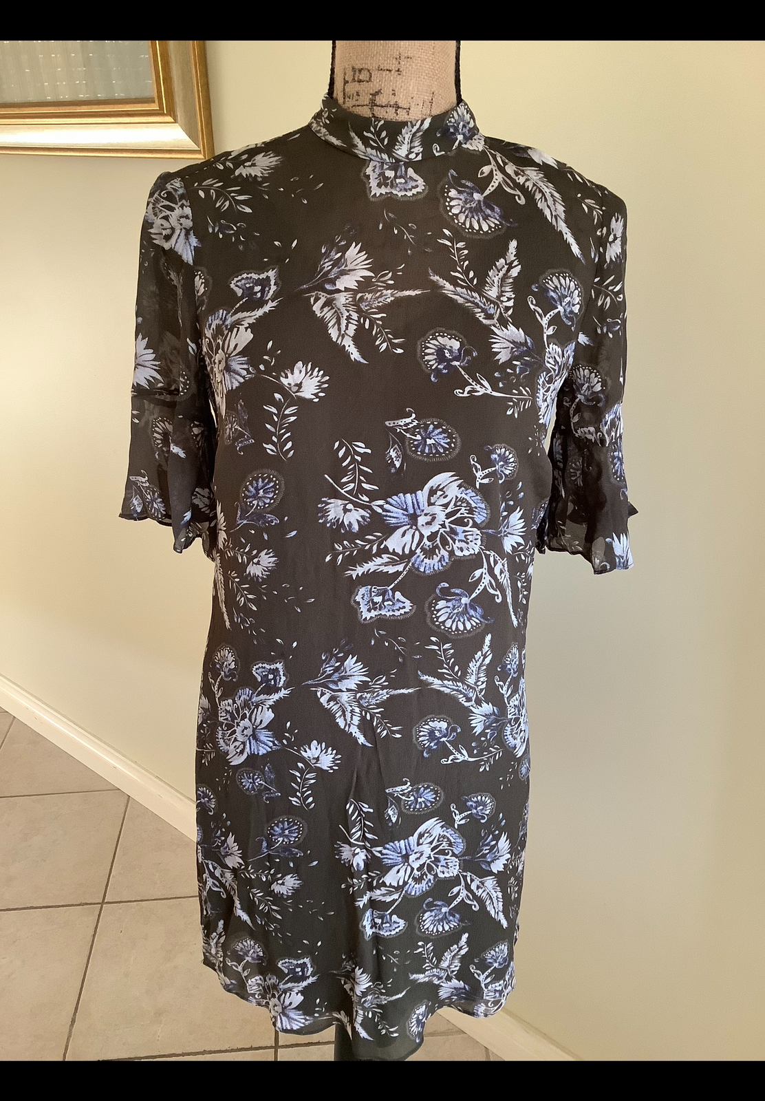 ‘Royal’ Print Dress
