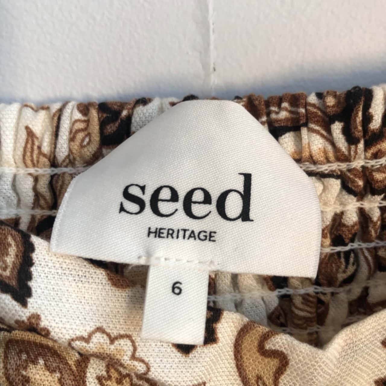 Linen Paisley Blouson Top