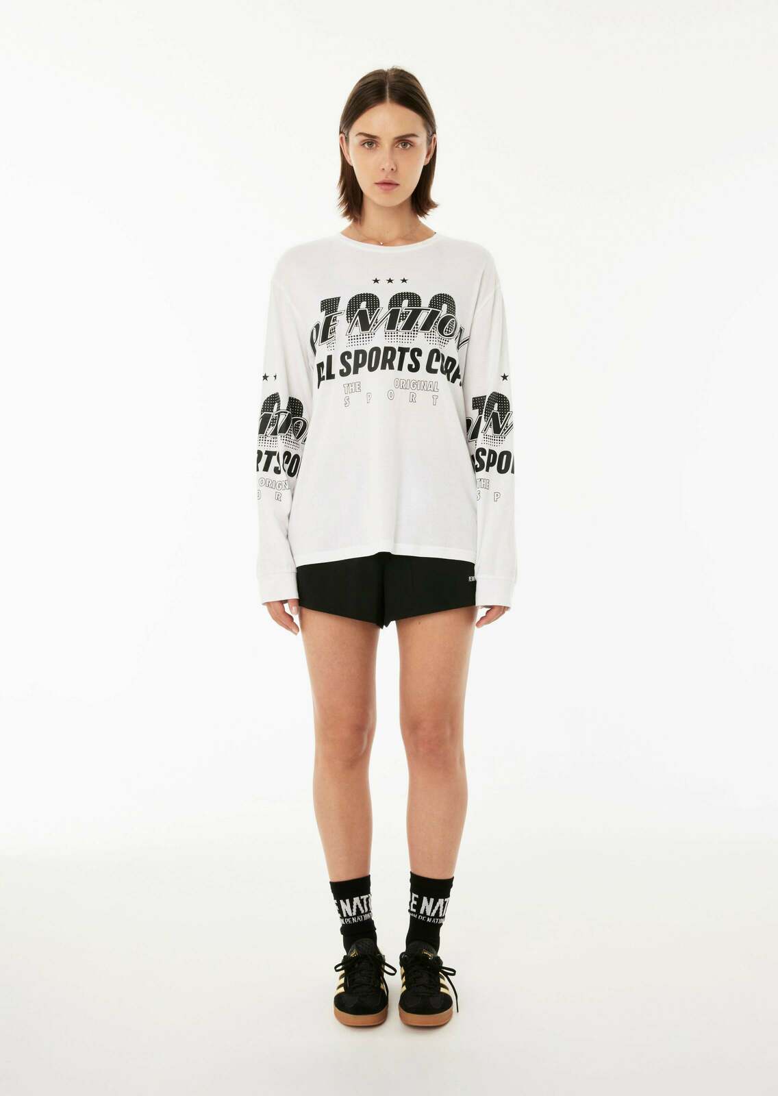 CONTENDER LS TEE IN OPTIC WHITE