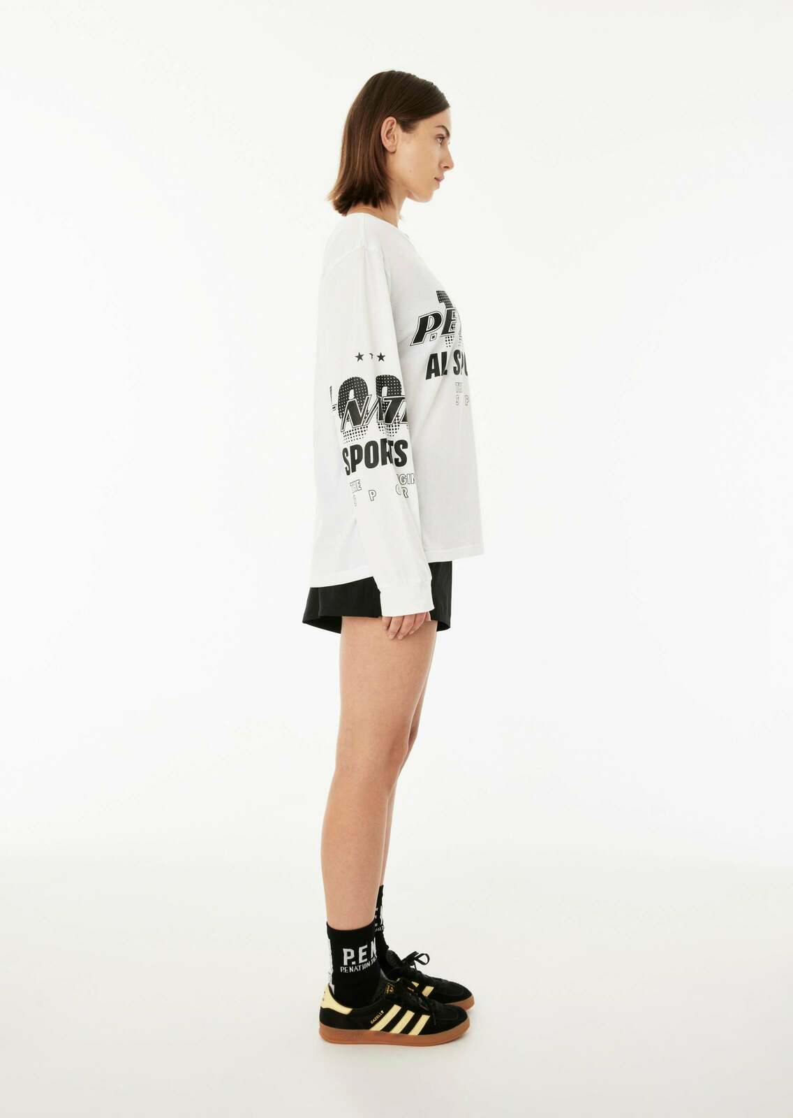 CONTENDER LS TEE IN OPTIC WHITE