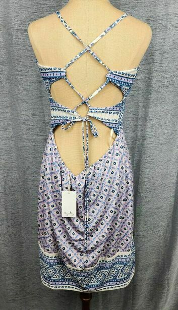 Belize Gia Bodycon Tie Back Mini Dress NWT