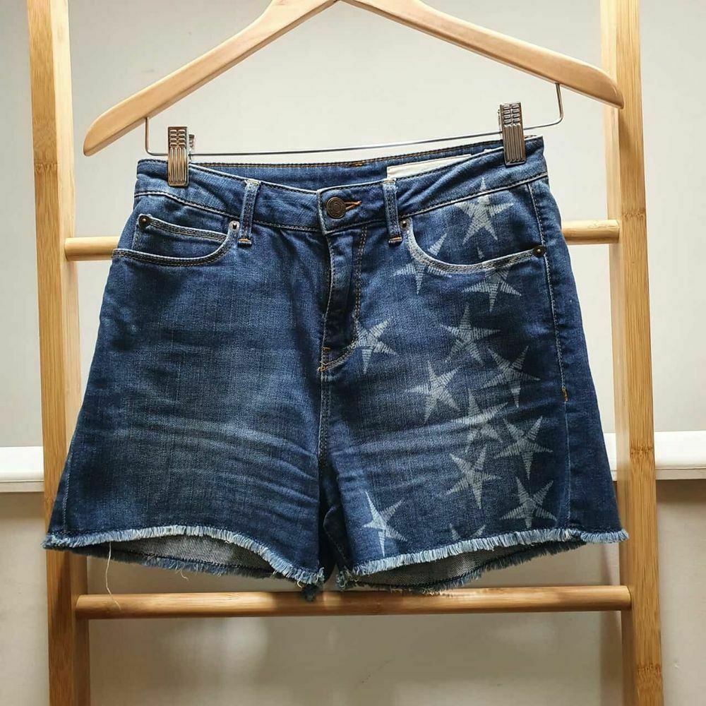 Louder Star Cut Off Denim Shorts