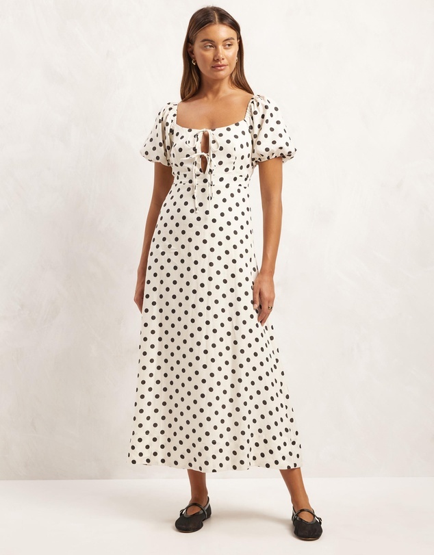 knee length dresses for ladies Francesca Midi Dress-LILAC NIGHTS / 4 main image 0
