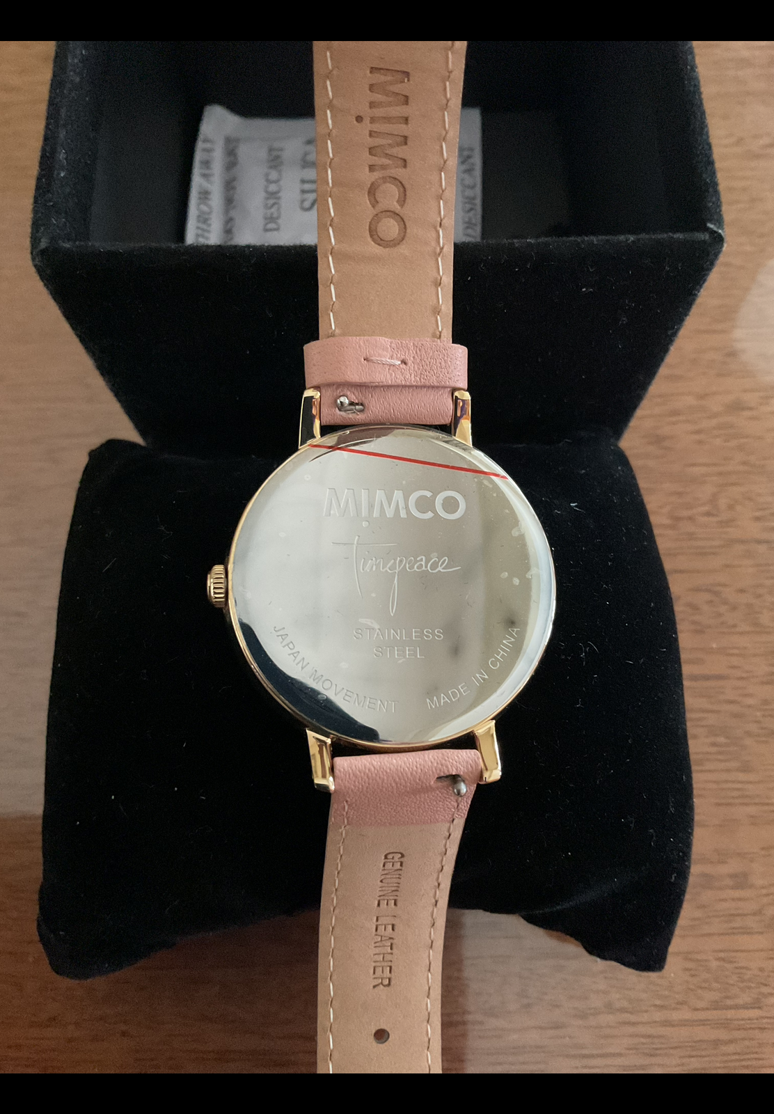 mimco silver watch