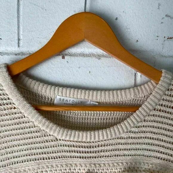 Cotton Crochet Fringed Knit Top Jumper Sweater