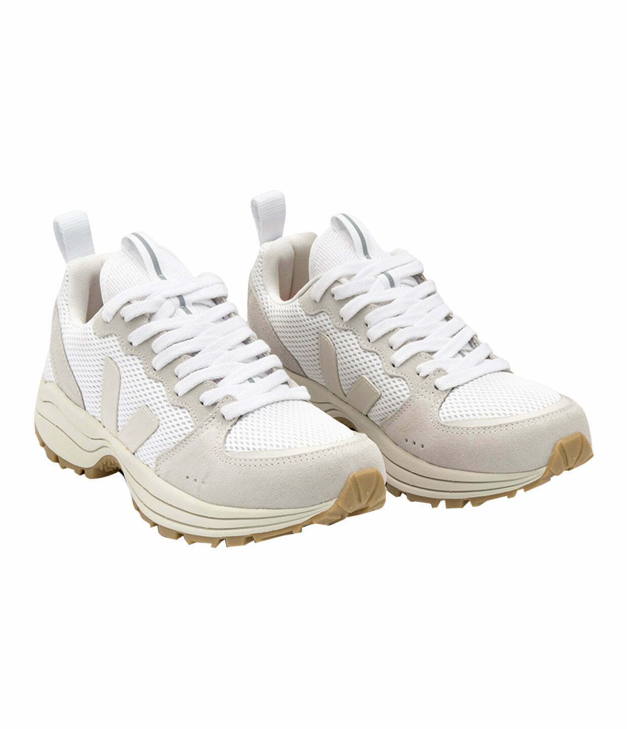 Venturi Sneaker in White Pierre Natural