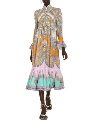 Zimmermann Lola Paisley Dress Size 1 (AU10) - AirRobe