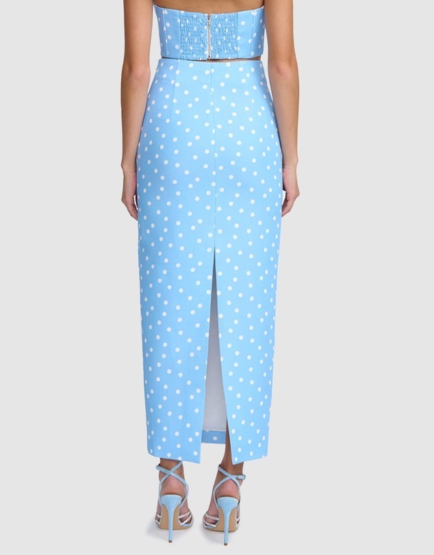 Mira Polka Pencil Skirt 16