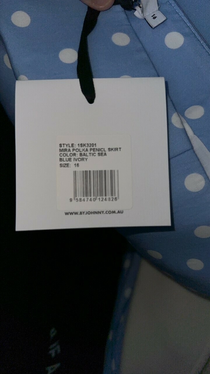 Mira Polka Pencil Skirt 16