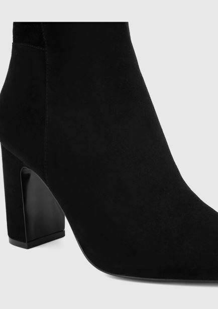 Panama Black Suede Leather Over The Knee Boot