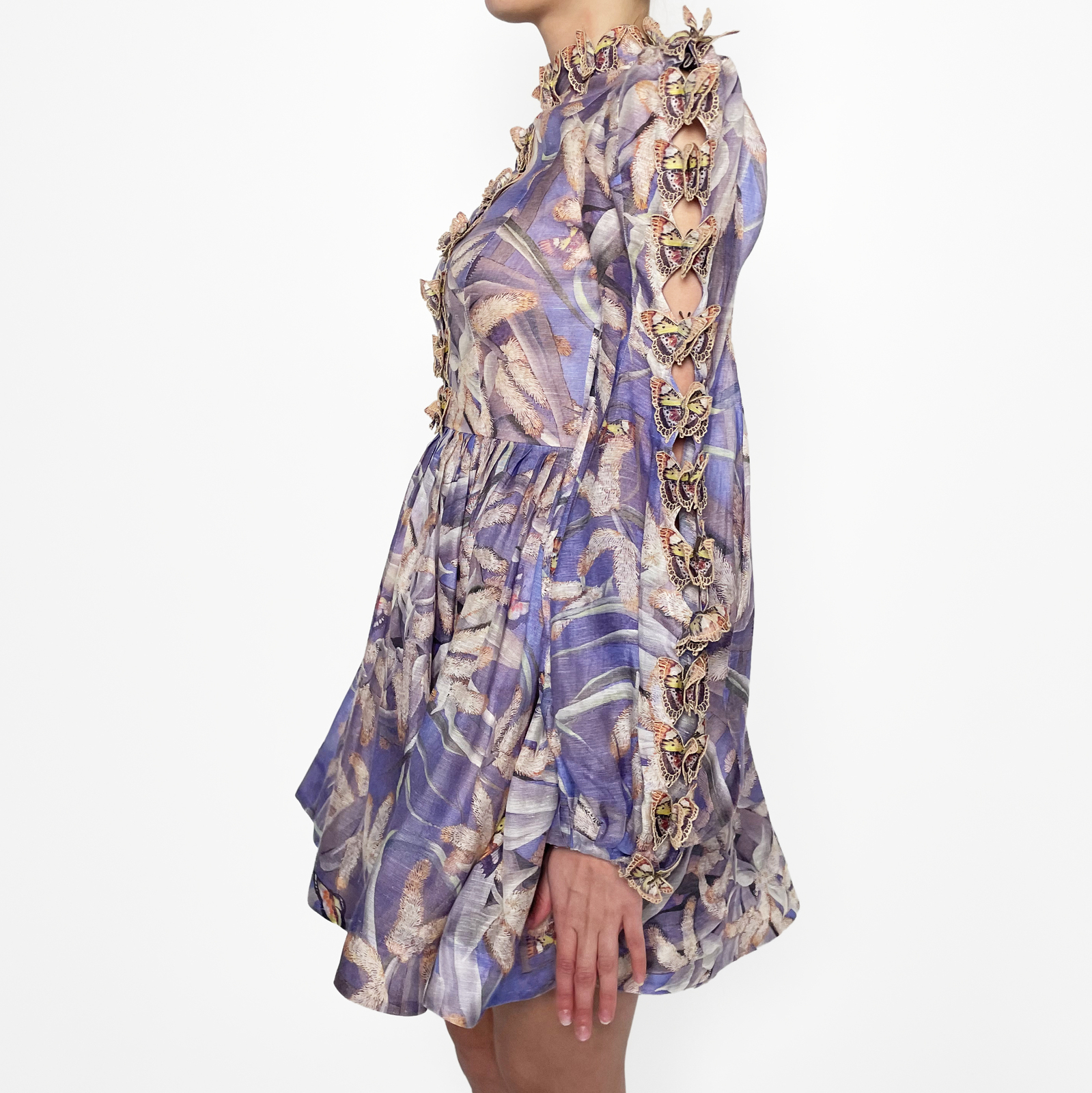 Zimmermann Butterfly Mini Dress Sz 0 - AirRobe Zimmermann Butterfly Mini Dress Sz 0 - AirRobe