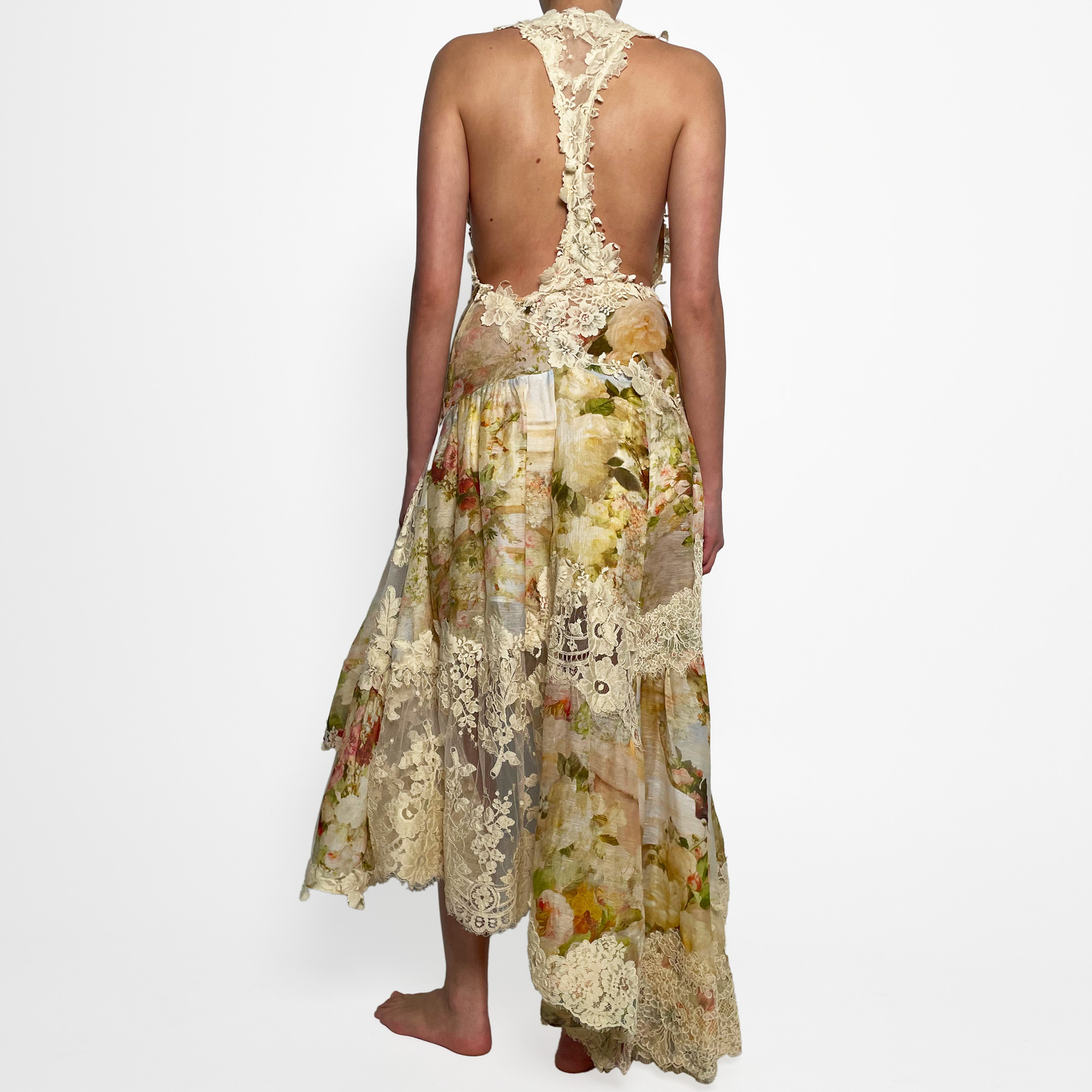 Zimmermann Luminosity Splice Lace Dress Sz 1