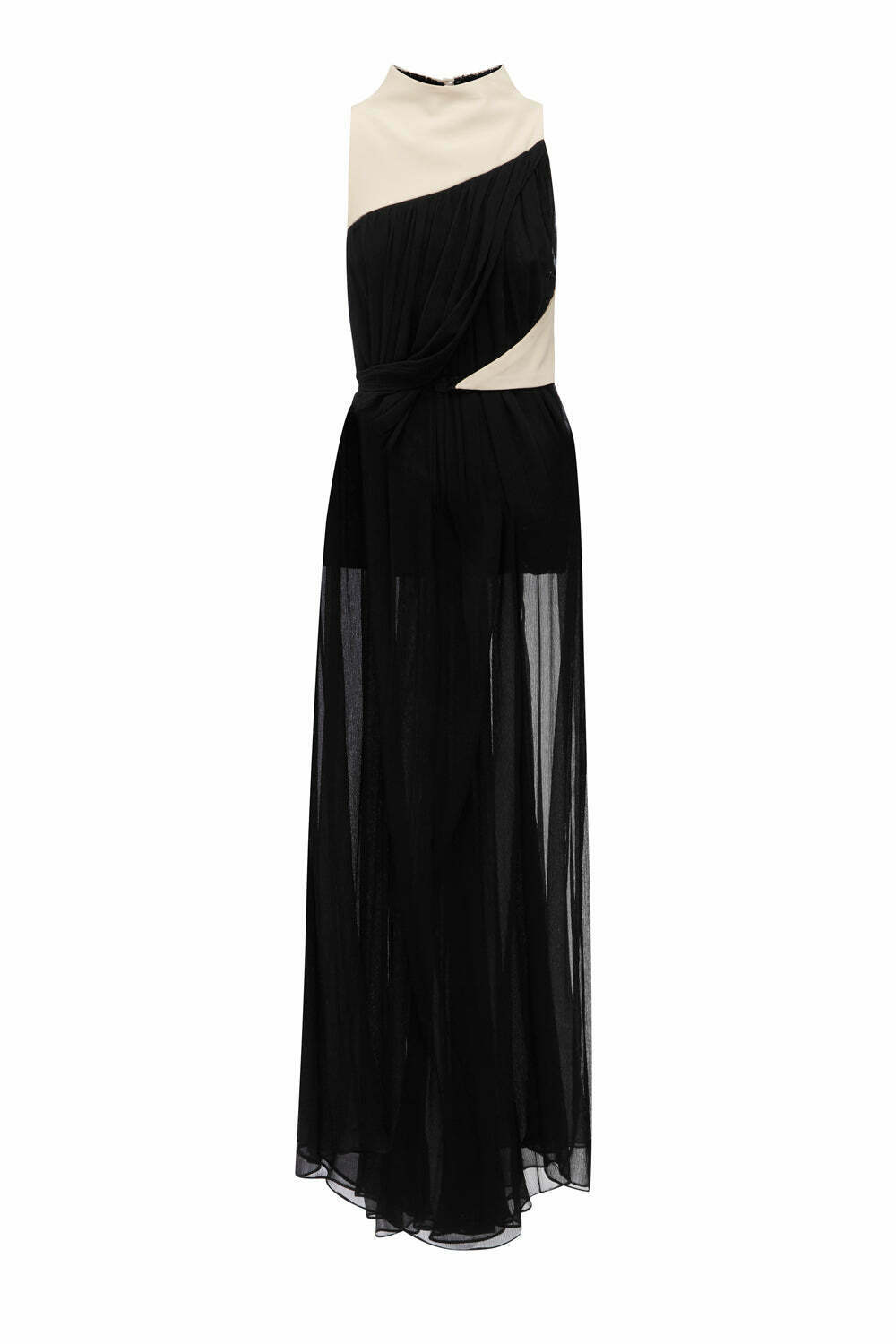 BLACK YORYU GEORGETTE BERLIN GOWN