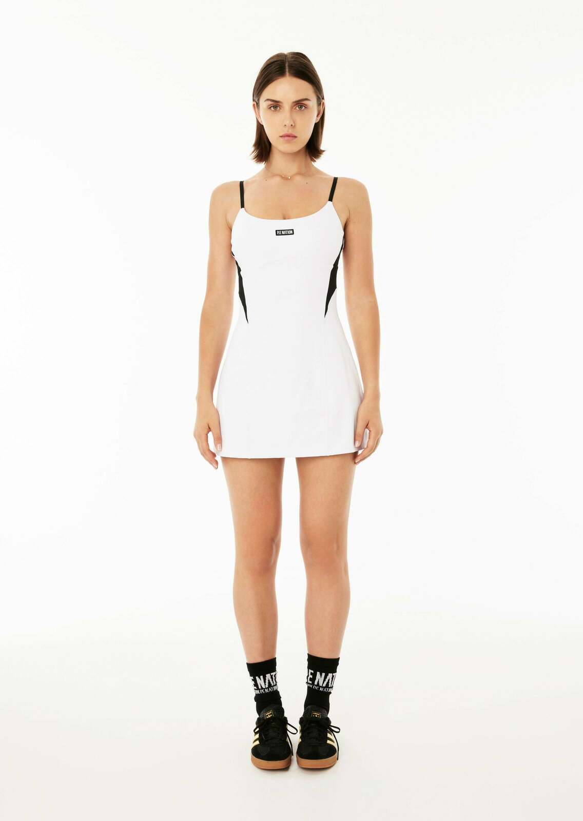 VANDERBUILT DRESS IN OPTIC WHITE