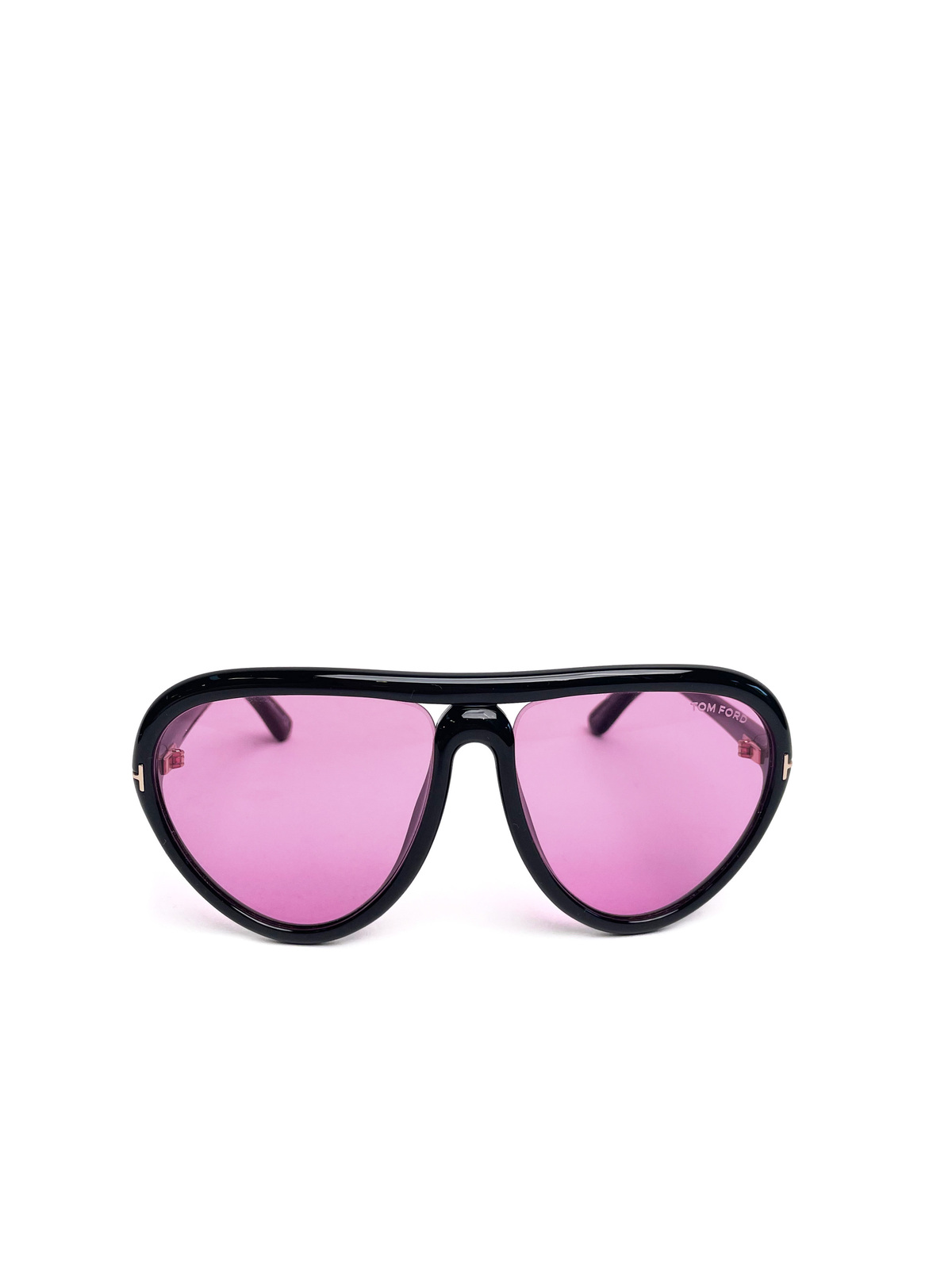 Tom Ford Black Frame Pink Lens Sunnies - AirRobe