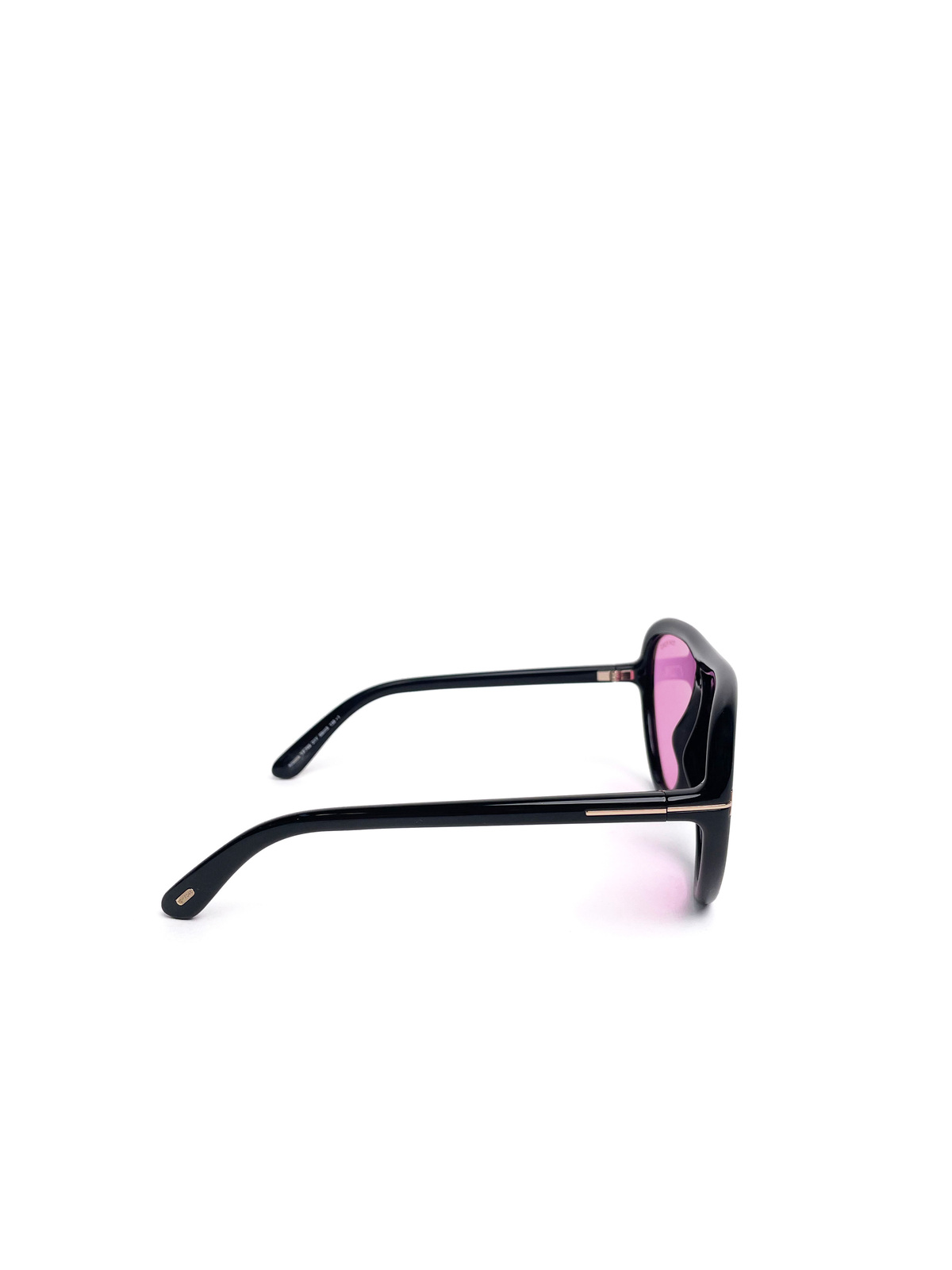 Tom Ford Black Sunglasses with Pink-Tinted Lenses REDFORD SUNGLASSES | TOM FORD Fashion main image 2
