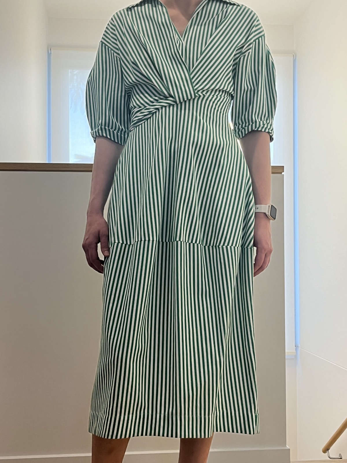 CAMILLA AND MARC Green striped dress - AirRobe