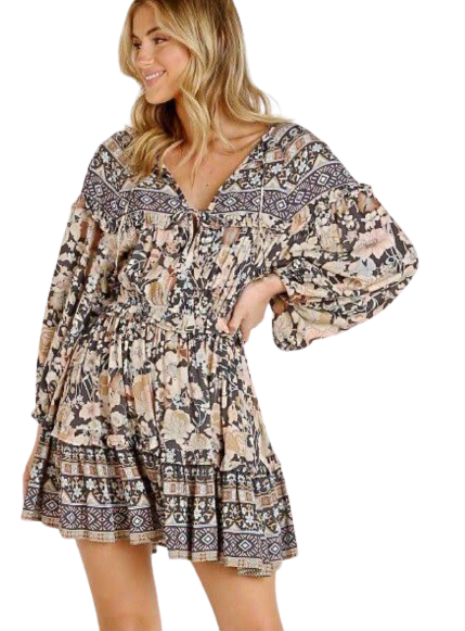 jungle mini dress spell Spell & The Gypsy Jungle Mini Dress Cream