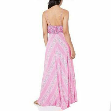 Malia Pink Patchwork Maxi Dress RRR$349