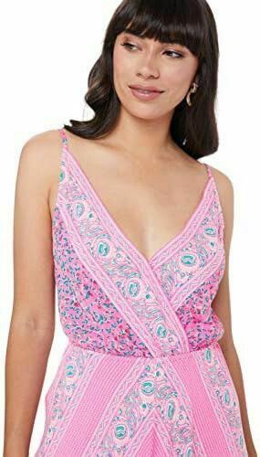 Malia Pink Patchwork Maxi Dress RRR$349