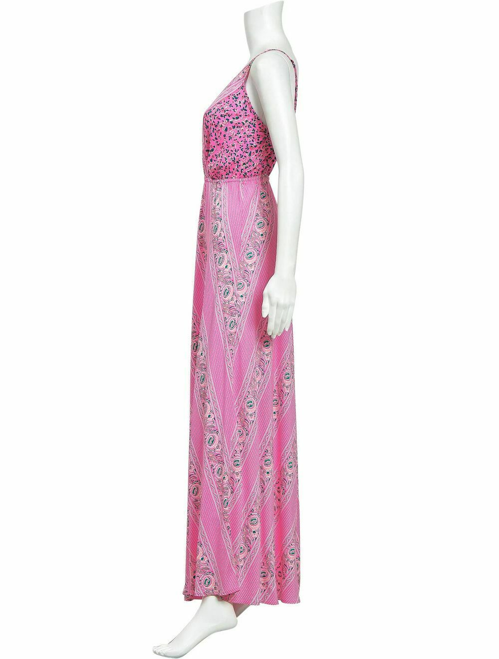 Malia Pink Patchwork Maxi Dress RRR$349