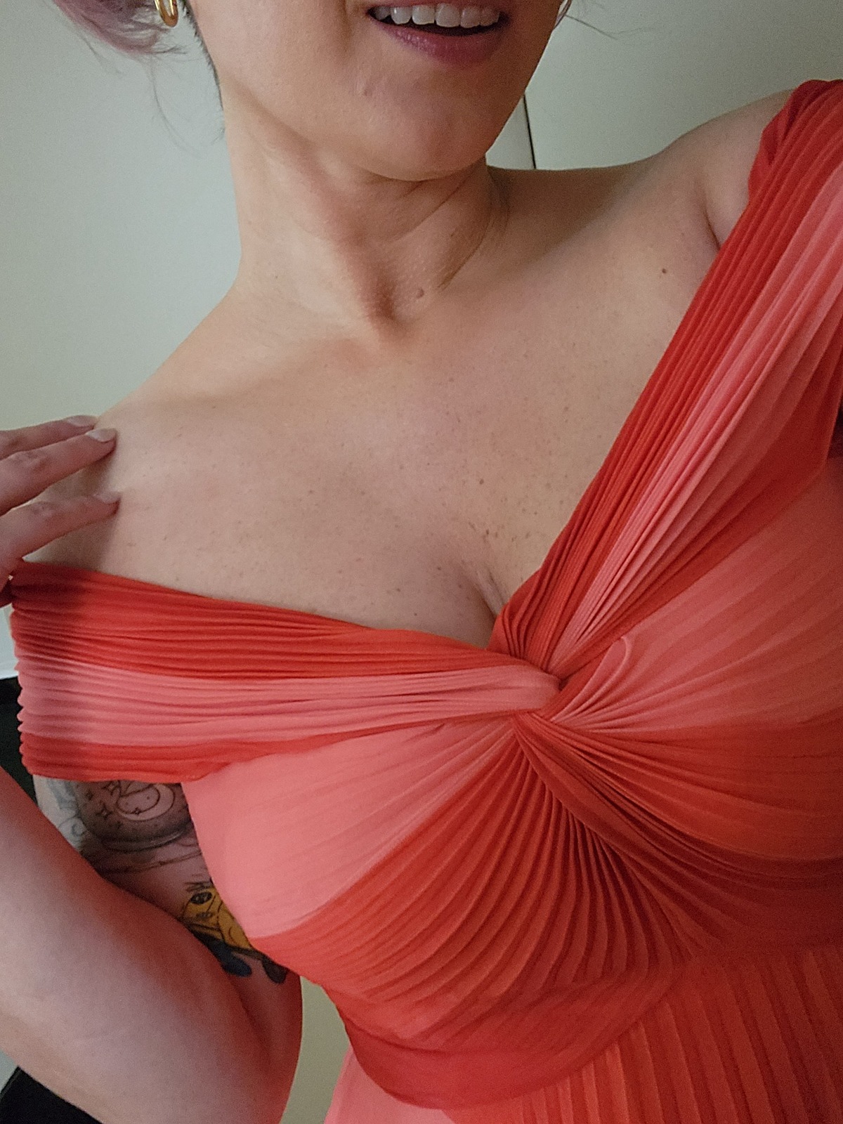 Papillon Pleated Midi Dress