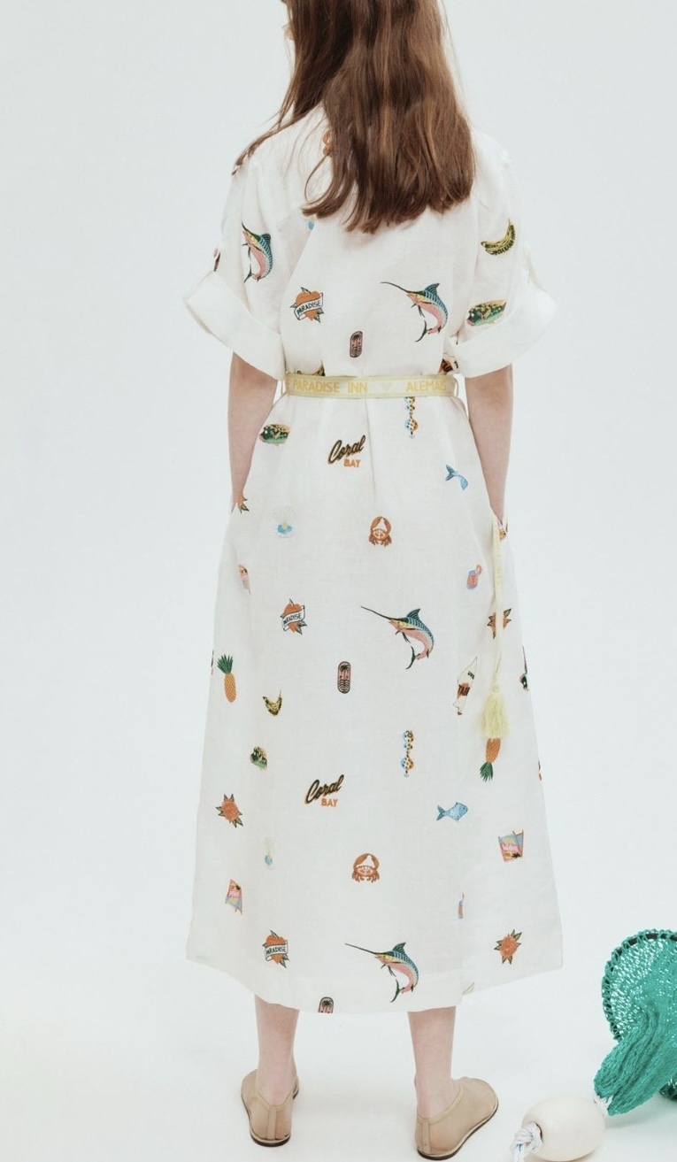 madras club dress code Southern Tide Women's Carissa White Brown (Size XS) 97% Cotton 3% Spandex? Cotton. coll_autumn_2025 Size:4-5 Year Dress TOP 10 BEST Bohemian