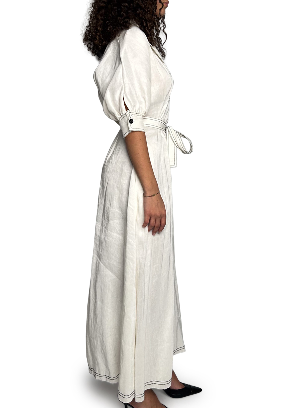 white christmas dresses Allairie Gown-BUTTER YELLOW / 4 main image 0