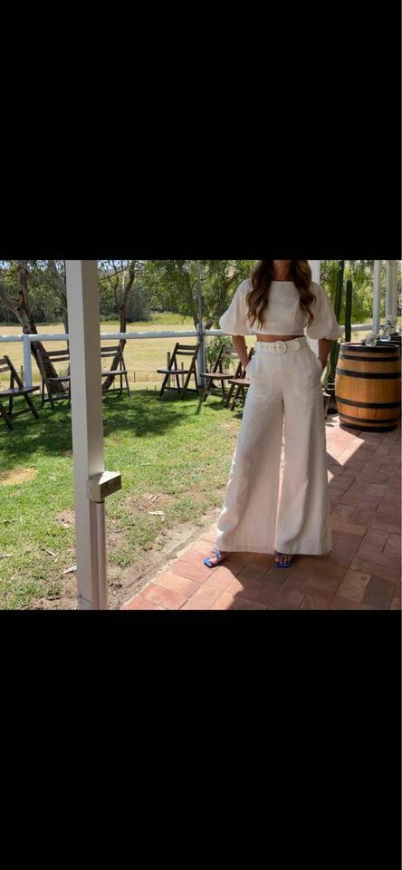 Empire Linen Crop Bodice