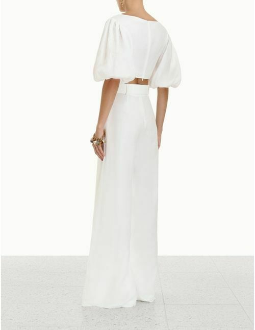 Empire Linen Crop Bodice