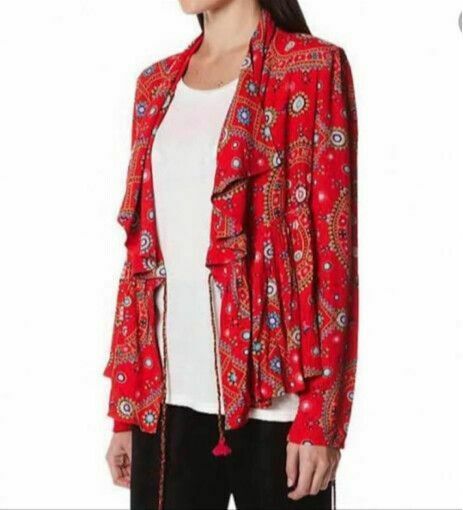 Universe Gypsea Red Wrap Jacket