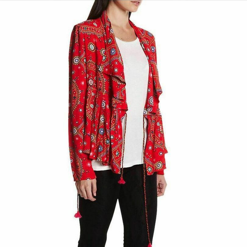 Universe Gypsea Red Wrap Jacket