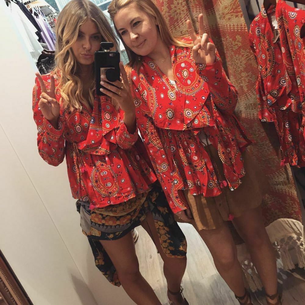 Universe Gypsea Red Wrap Jacket