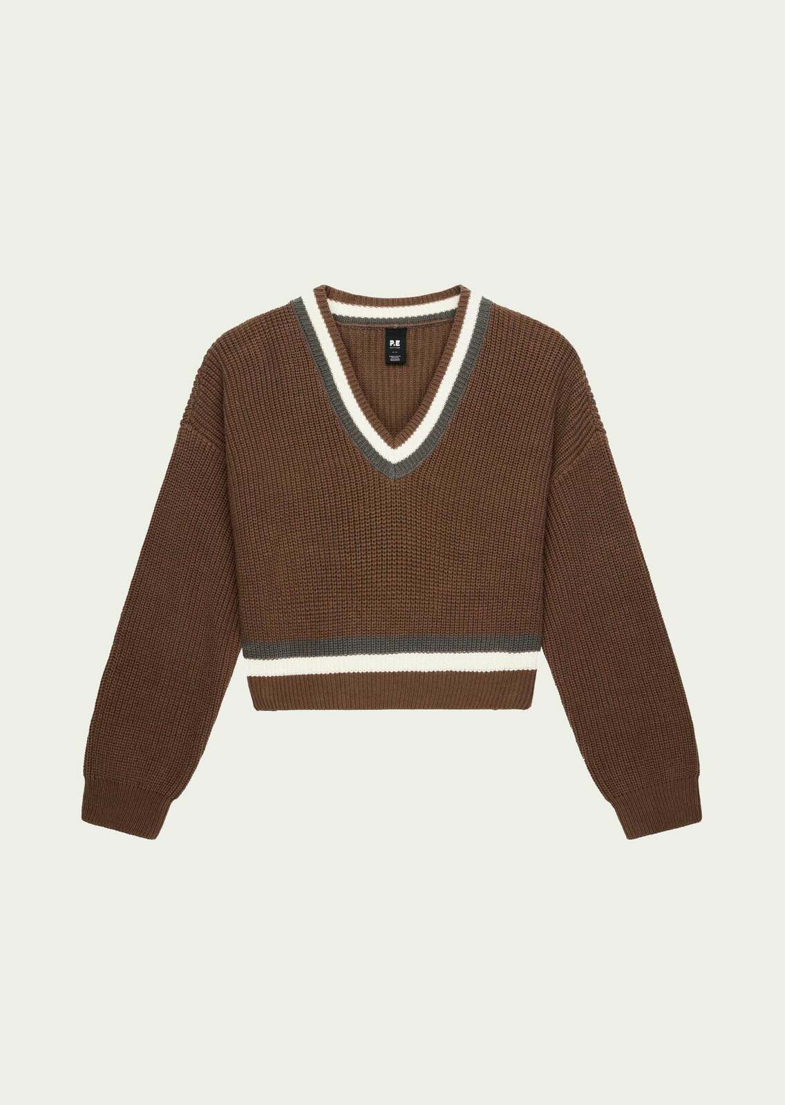 FEEDBACK KNIT SWEAT IN FOSSIL
