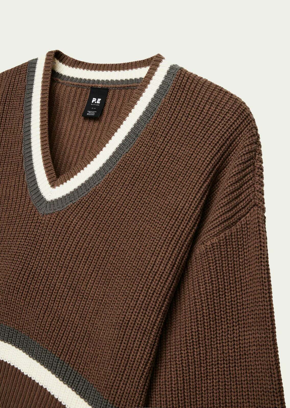 FEEDBACK KNIT SWEAT IN FOSSIL