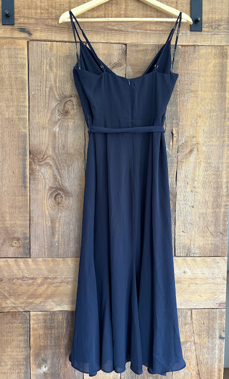 Navy Georgie Midi Dress
