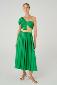 Drape Dress Jewel Green