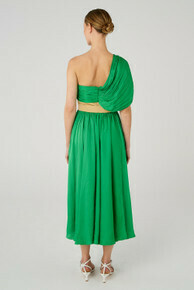 Drape Dress Jewel Green