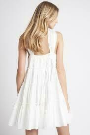 Solstice tiered mini dress