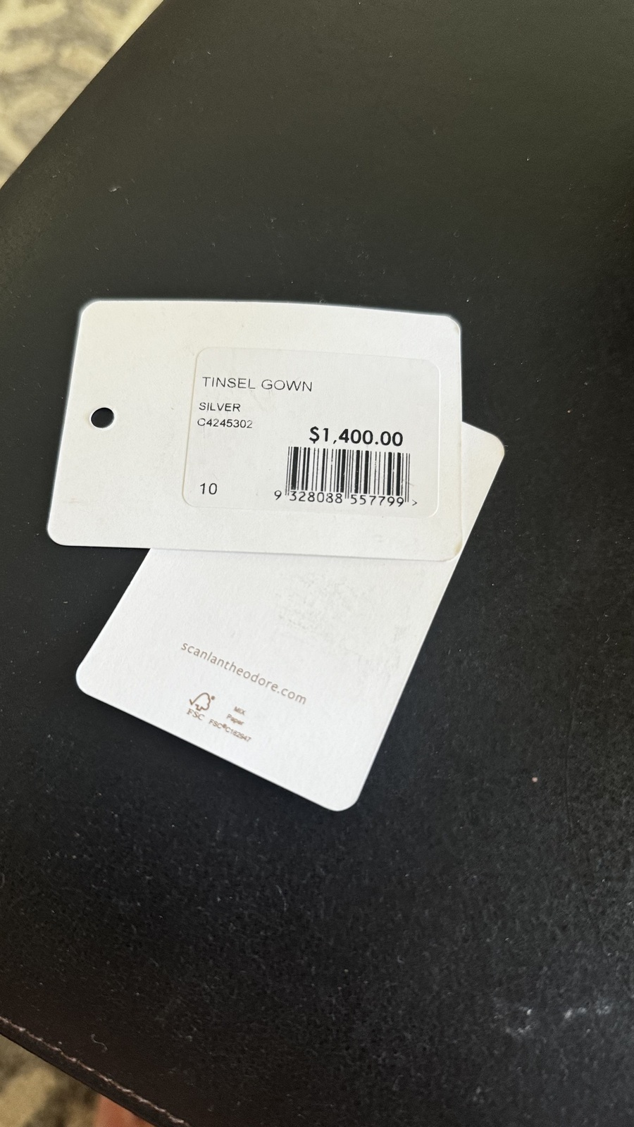 Tinsel Gown / Dress Size 10 Perfect Condition 