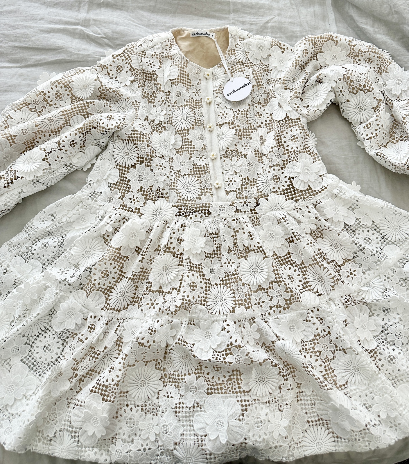 Chloe & Amelie Lace Dress - Size 6 brand new with tags - AirRobe