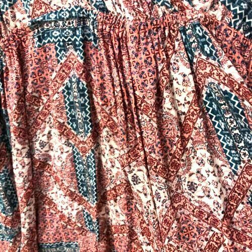 Dawn To Dusk Bohemian Print Bell Sleeve Romper Playsuit