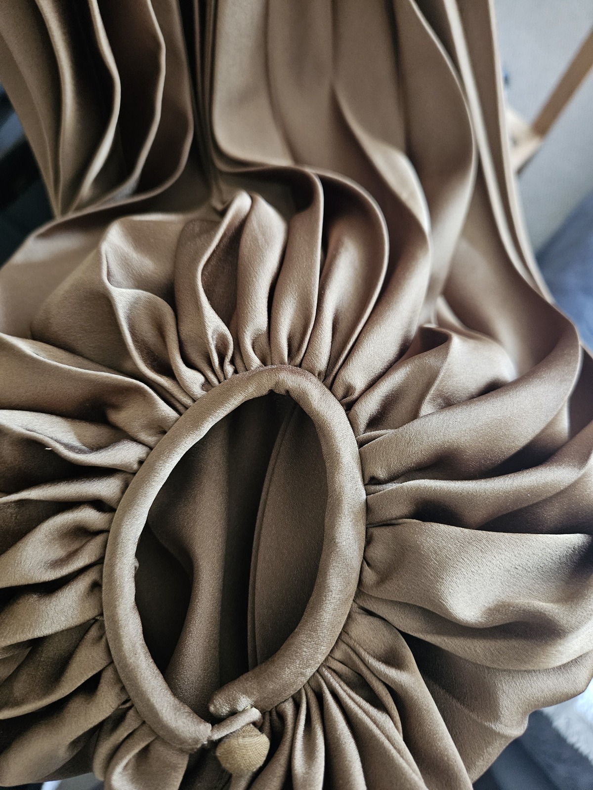 Pleated George Mini Dress