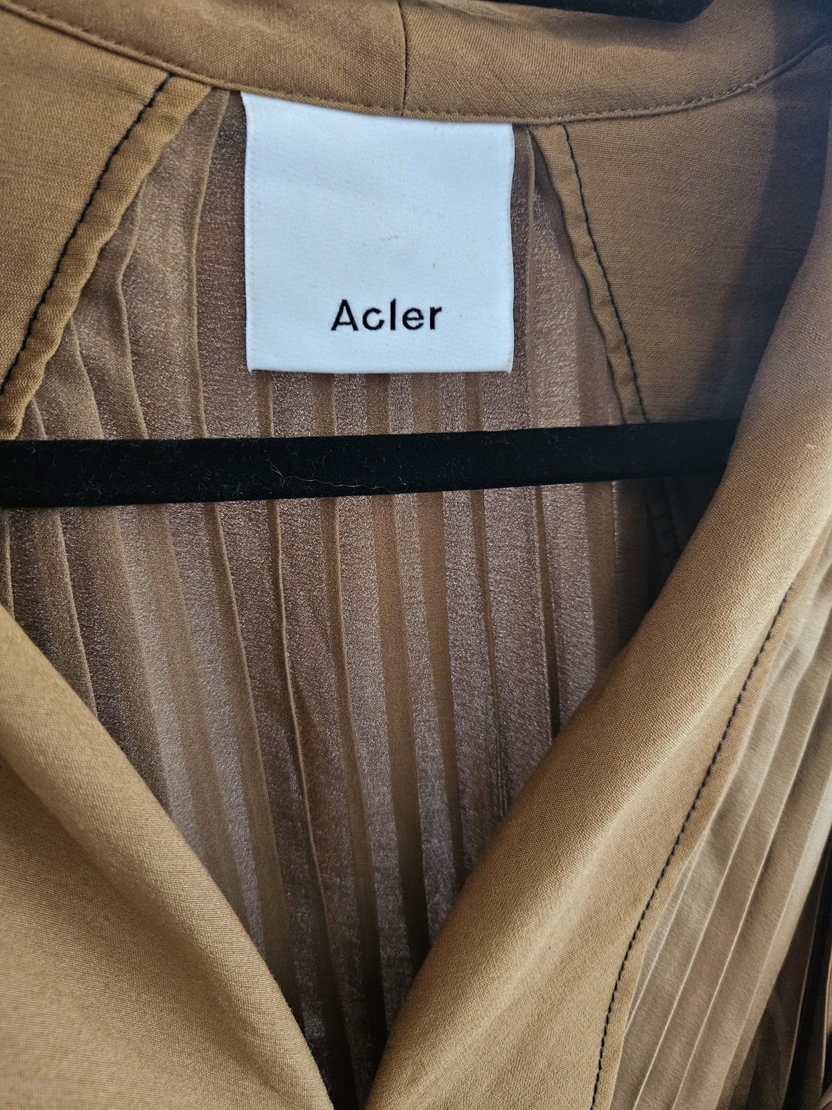 Pleated George Mini Dress