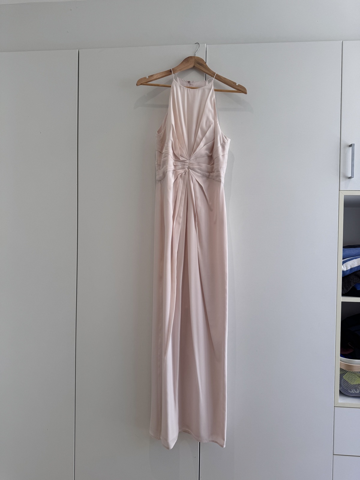silk evening dress