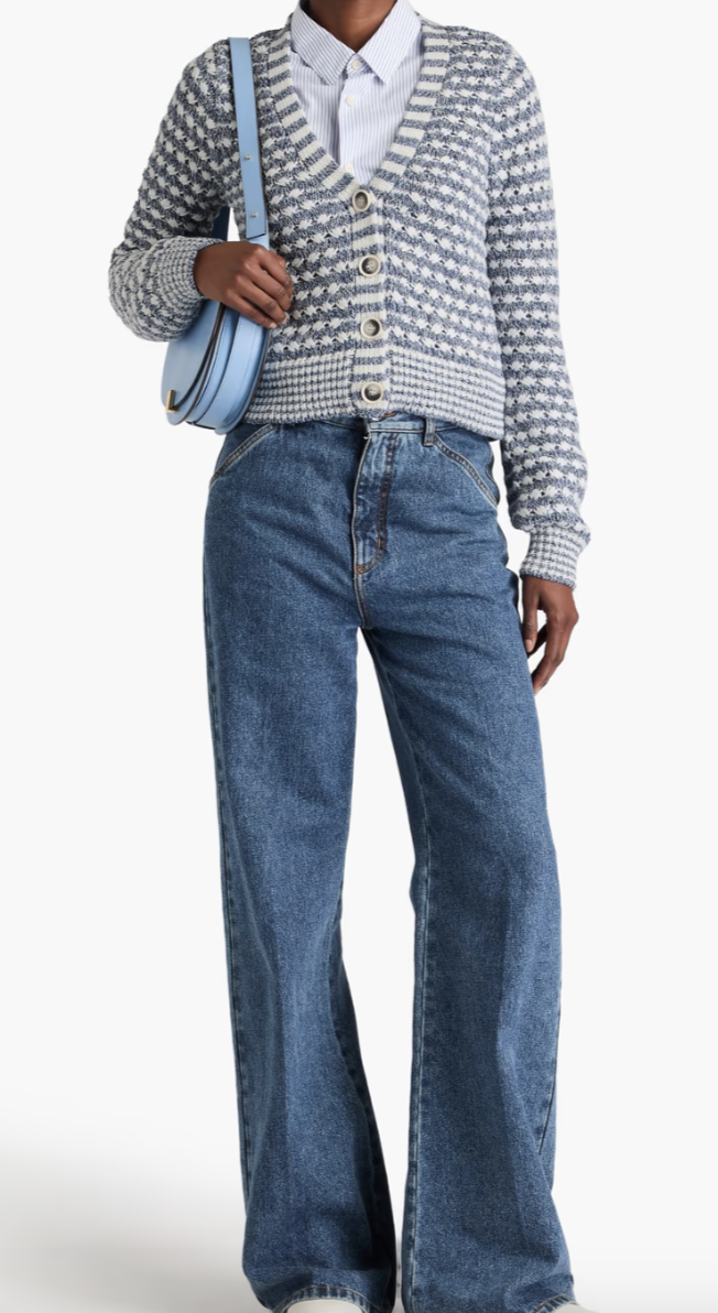 Artura open-knit cotton-blend cardigan