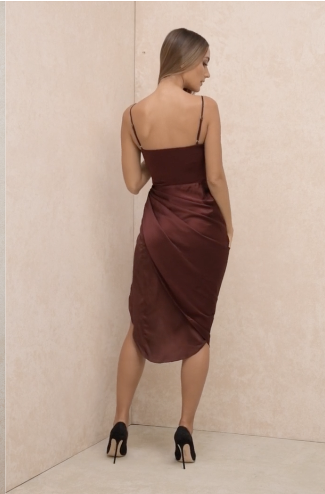 house of cb brown corset dress The Mercers main image 0
