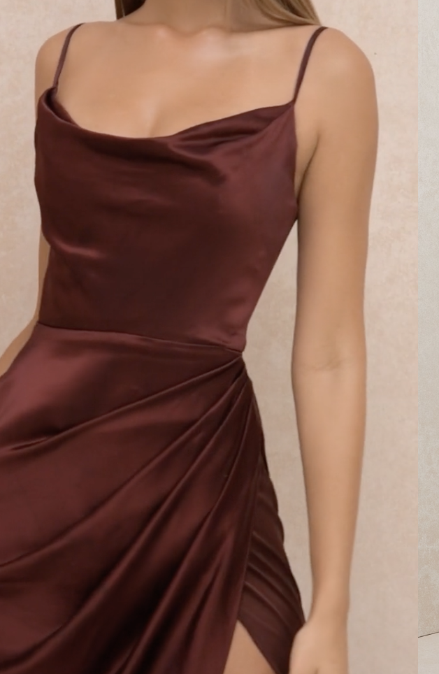reva satin gathered corset dress house of cb House Of Cb Reva Satin Gathered Corset Dress In Black